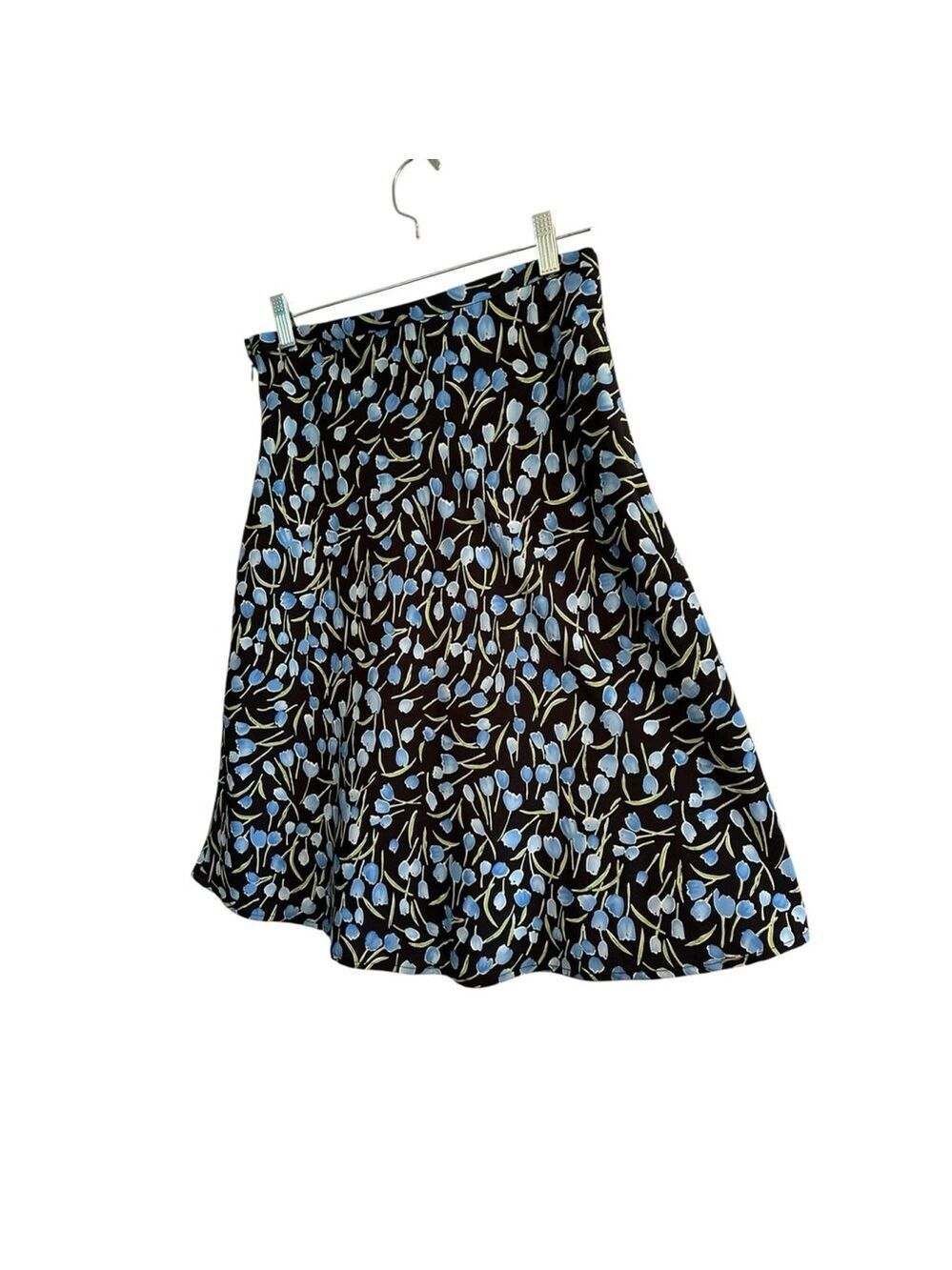Dress Barn Skirt Side Zipper & Button Womens Size 6 Multicolor Summer Aline - Picture 3 of 17